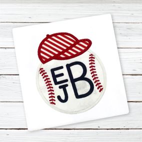 Baseball Hat Mono Circle