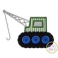 Basic Crane Applique | Machine Embroidery Designs by JuJu