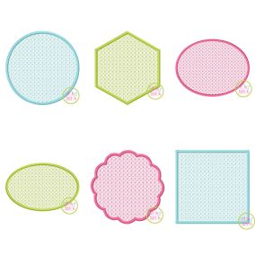Basic Shapes Motif Embroidery Set