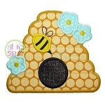 Beehive Applique | Machine Embroidery Designs by JuJu