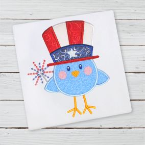 Patriot Bird | Machine Embroidery Designs by JuJu