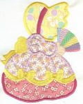Sunbonnet Belles Applique Machine Embroidery Designs by JuJu