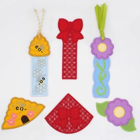 ITH Bookmarks Set 2 | Machine Embroidery Designs by JuJu