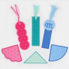 ITH Bookmarks Set 1 | Machine Embroidery Designs by JuJu