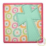 Cross Box Applique | Machine Embroidery Designs by JuJu