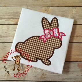 Easter Bunny Silhouettes | Machine Embroidery Designs by JuJu