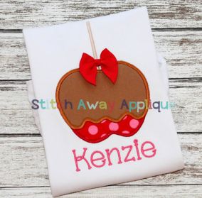 Candy Apple | Machine Embroidery Designs by JuJu