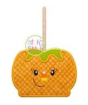 Candy Apple Girl Applique | Machine Embroidery Designs by JuJu