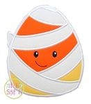 Candy Corn Mummy Applique | Machine Embroidery Designs by JuJu