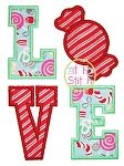 Candy Love Applique | Machine Embroidery Designs by JuJu