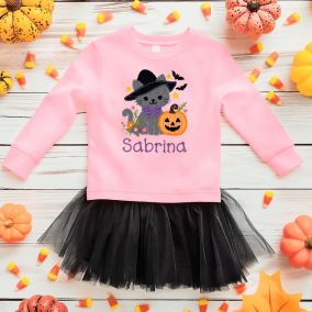 Happy Halloween Zig Zag Applique | Machine Embroidery Designs by JuJu