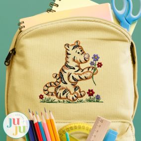 Watercolor Winnie-the-Pooh Tigger Embroidery Design | Machine Embroidery Designs by JuJu