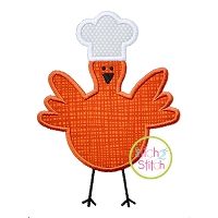 Chef Hen Applique | Machine Embroidery Designs by JuJu
