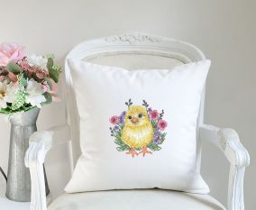 Elegant Easter Chick Vintage Sketch | Machine Embroidery Designs by JuJu