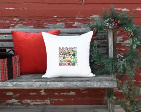 Christmas Subway Art | Machine Embroidery Designs by JuJu