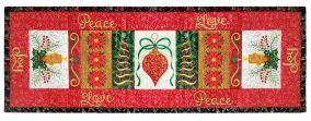 ITH Christmas Table Runner 1 | Machine Embroidery Designs by JuJu
                            