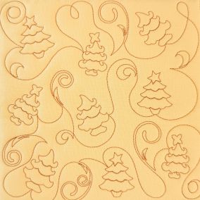 Christmas Trees Quilting Backdrops Design | Machine Embroidery Designs by JuJu