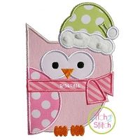 Christmas Owl Applique | Machine Embroidery Designs by JuJu