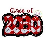 Class of 2030 Double Applique | Machine Embroidery Designs by JuJu