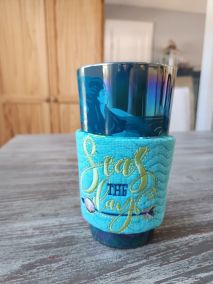 ITH Seas The Day Mug Wrap | Machine Embroidery Designs by JuJu