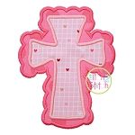 Cross 2 Double Applique | Machine Embroidery Designs by JuJu