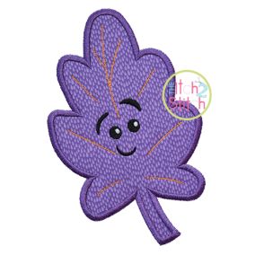 Cute Fall Leaf 2 Applique | Machine Embroidery Designs by JuJu