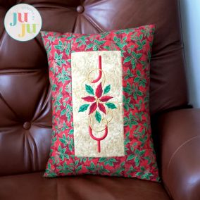 Christmas Pillow Joy by Oma's Place | Machine Embroidery Designs by JuJu
