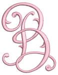 Flourish Fancy Monogram Alphabet Machine Embroidery Designs by JuJu
