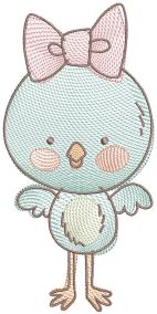 All The Critters Sketch 3 Machine Embroidery Designs by JuJu