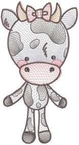 All The Critters Sketch 5 Machine Embroidery Designs by JuJu