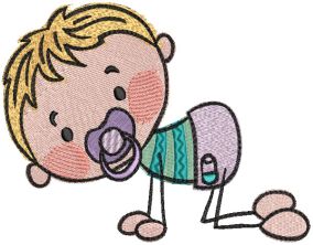 Baby Stix People | Machine Embroidery Designs by JuJu