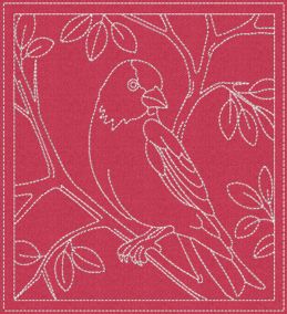 Beautiful Birds Quilt Blocks 2 | Machine Embroidery Designs by JuJu