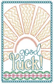 Best Wishes Greeting Cards 1 | Machine Embroidery Designs by JuJu