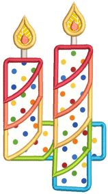 Birthday Numbers Applique Machine Embroidery Designs By JuJu