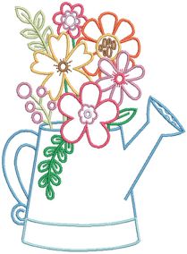 Blossoming Spring | Machine Embroidery Designs by JuJu