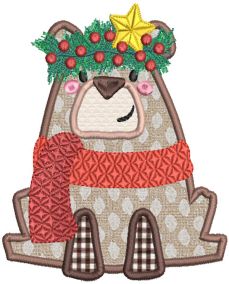Boxy Christmas Critters Machine Embroidery Designs by JuJu