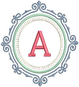 Brigitte Monogram | Machine Embroidery Designs by JuJu