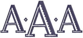 Carrington Monogram | Machine Embroidery Designs by JuJu