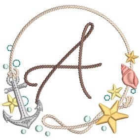                                 Catalina Monogram | Machine Embroidery Designs by JuJu
                            