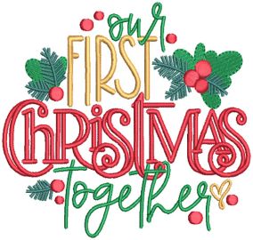Christmas Firsts | Machine Embroidery Designs by JuJu