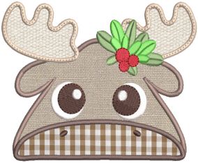 Christmas Forest Animal Toppers Machine Embroidery Designs by JuJu