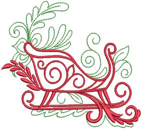 Elegant Christmas Motifs 1 Machine Embroidery Designs by JuJu