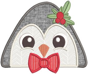 Christmas Peeker Toppers 2 Machine Embroidery Designs by JuJu