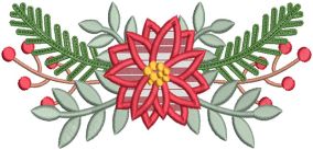 Christmas Wreaths Laurels Machine Embroidery Designs By JuJu