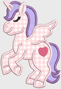 Cutesy Unicorns | Machine Embroidery Designs by JuJu