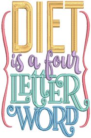 Diet Word Art