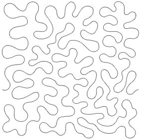 Big Stipple End-to-End Quilting | Machine Embroidery Designs by JuJu