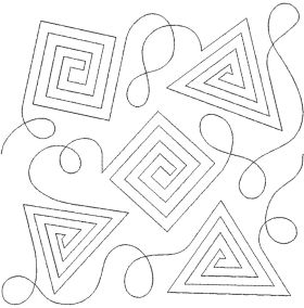 Cyclone End-to-End Quilting | Machine Embroidery Designs by JuJu