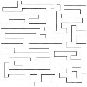 Maze End-to-End Quilting Design | Machine Embroidery Designs by JuJu