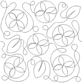 Orange Peel End-to-End Quilting Design | Machine Embroidery Designs by JuJu